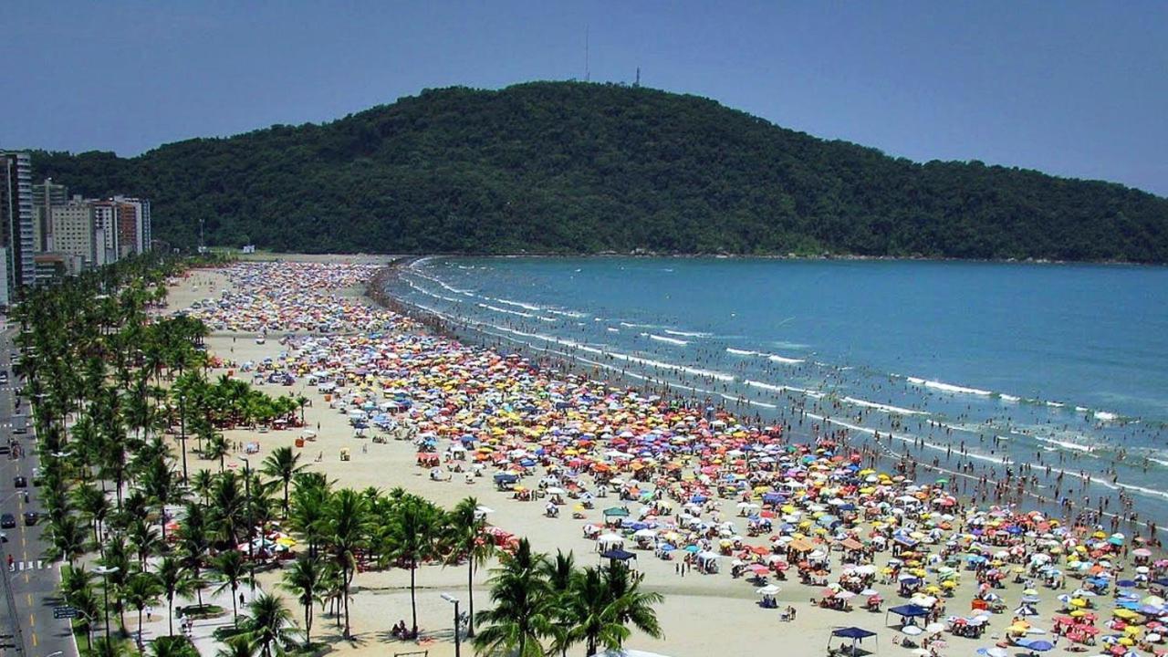 Ferienwohnung Cantinho Aconchegante, Pertinho Da Praia! Praia Grande  Exterior foto
